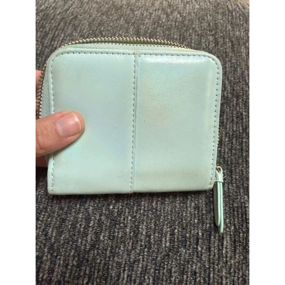 Beautiful teal zip around wallet